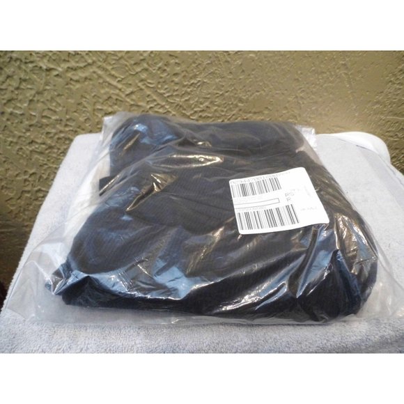 Denim & Co. Corduroy Petite Smooth Waist Stretch Pull on Black 16 Petite - Picture 2 of 2